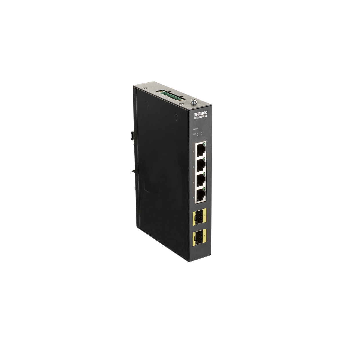 سوئیچ 6 پورت + 2 پورت SFP دی لینک مدل DIS-100G-6S